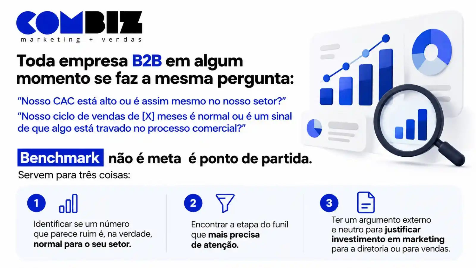 O Que é "Bom" no Seu Setor? Benchmarks de Marketing e Vendas B2B