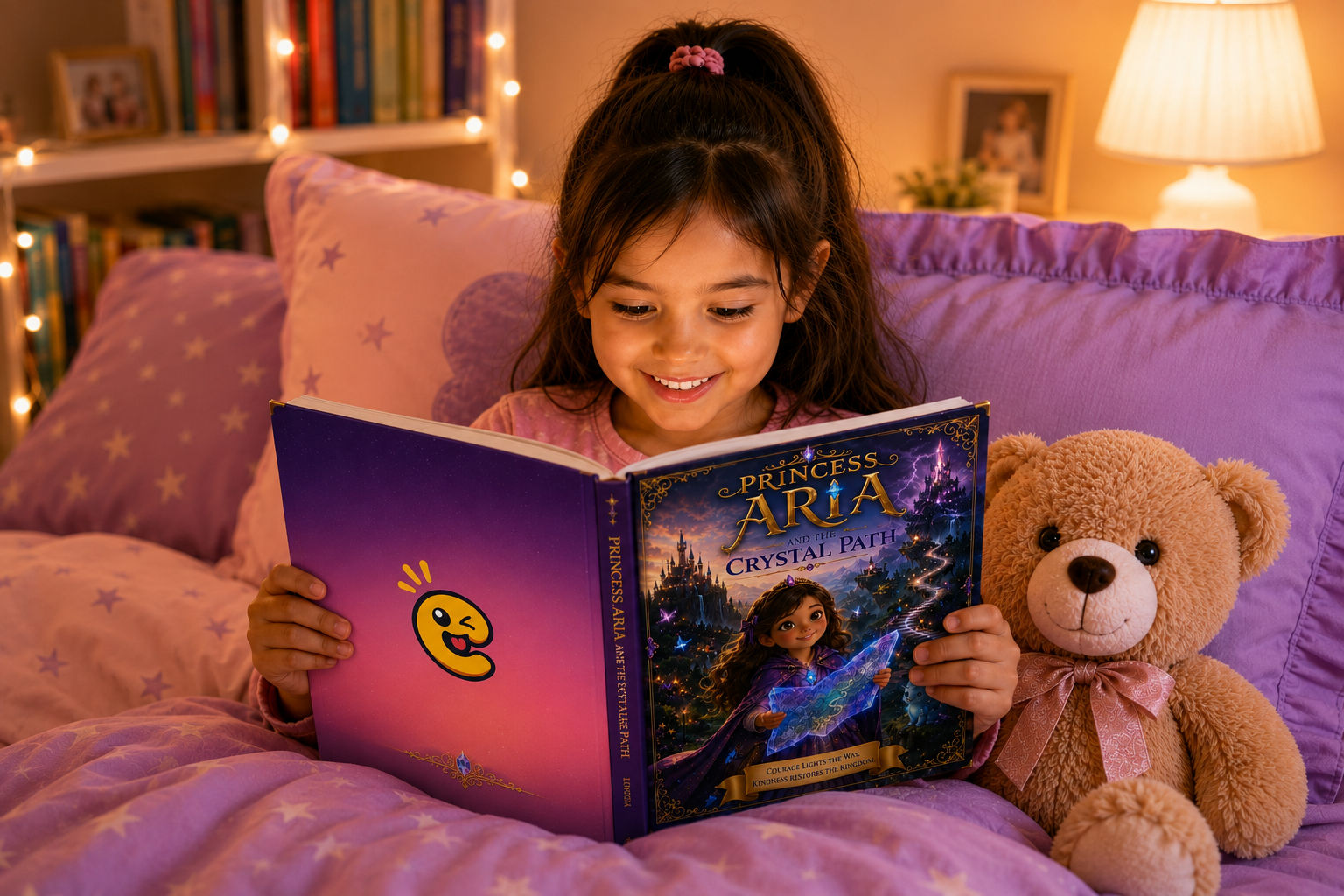 AI generated story book cover example