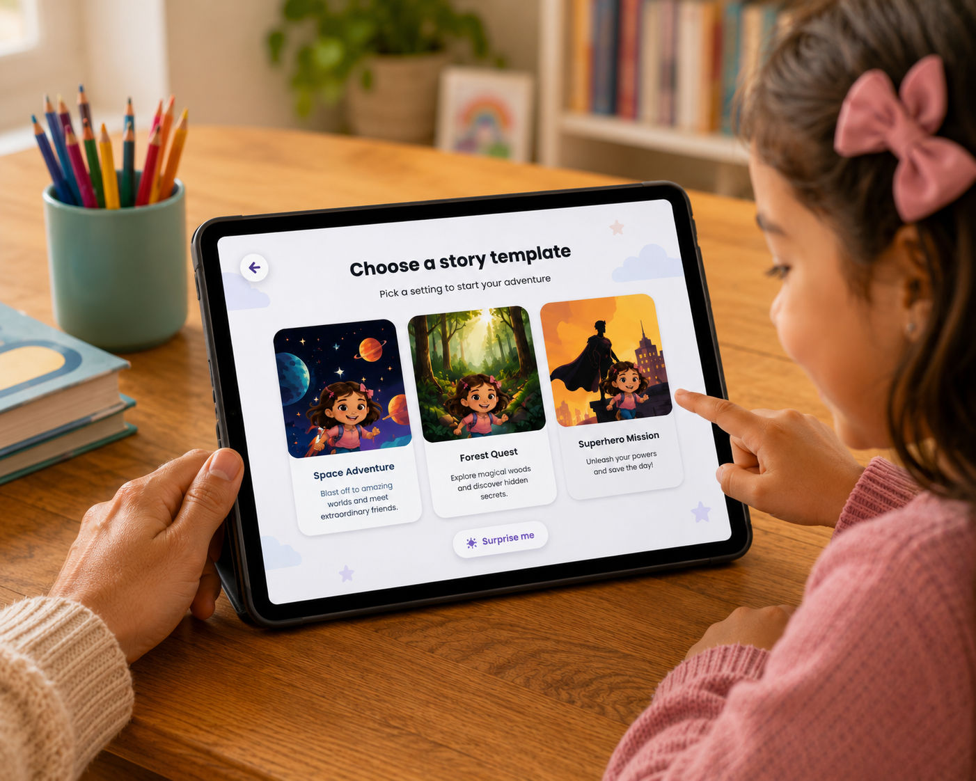 Choosing a story template