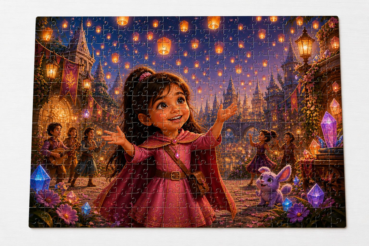 Jigsaw puzzle scene from your story