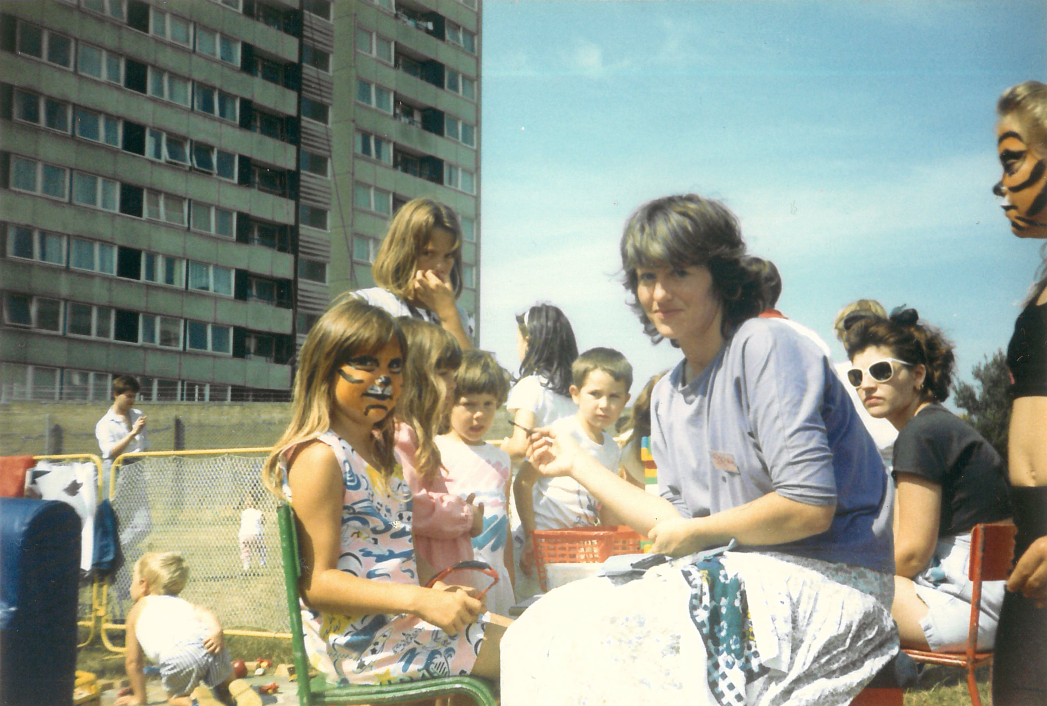 Archive photograph from Community Playlink's history in 1989.