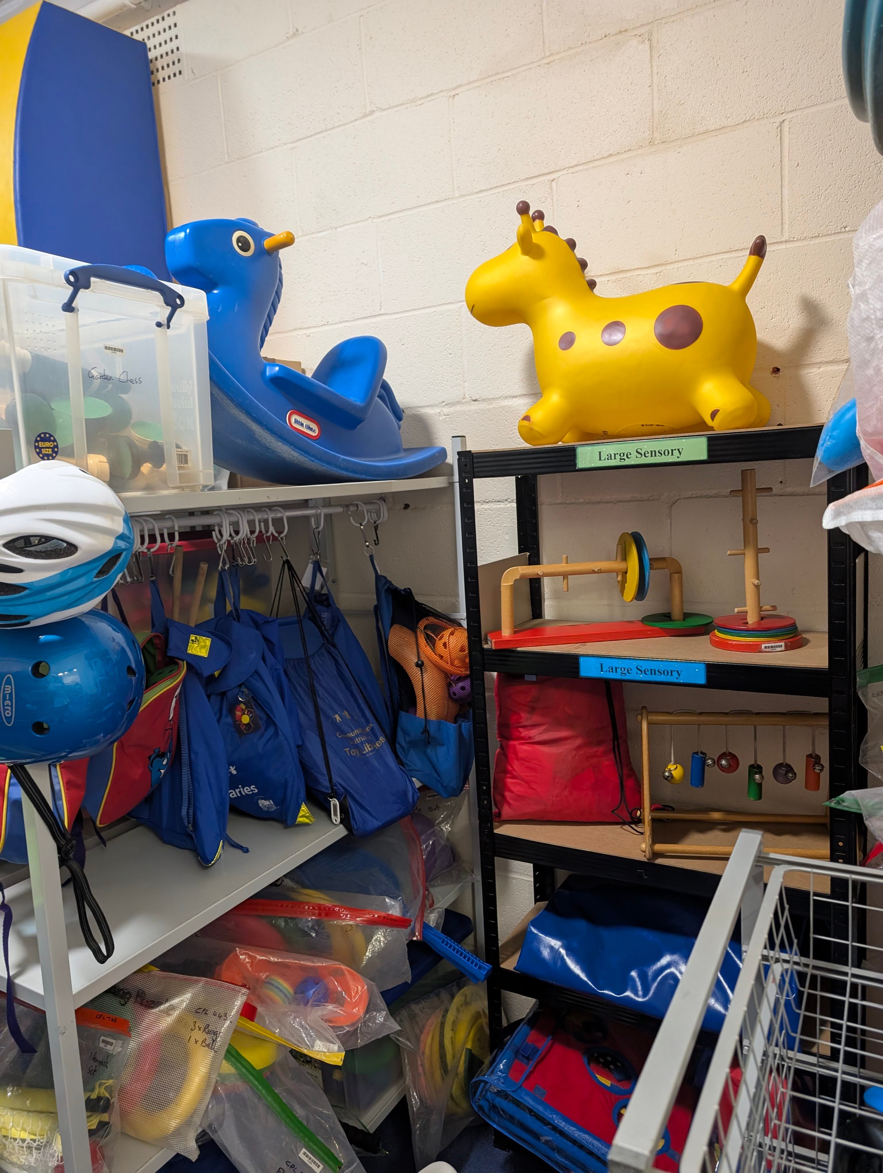 Borrowable toy library resources