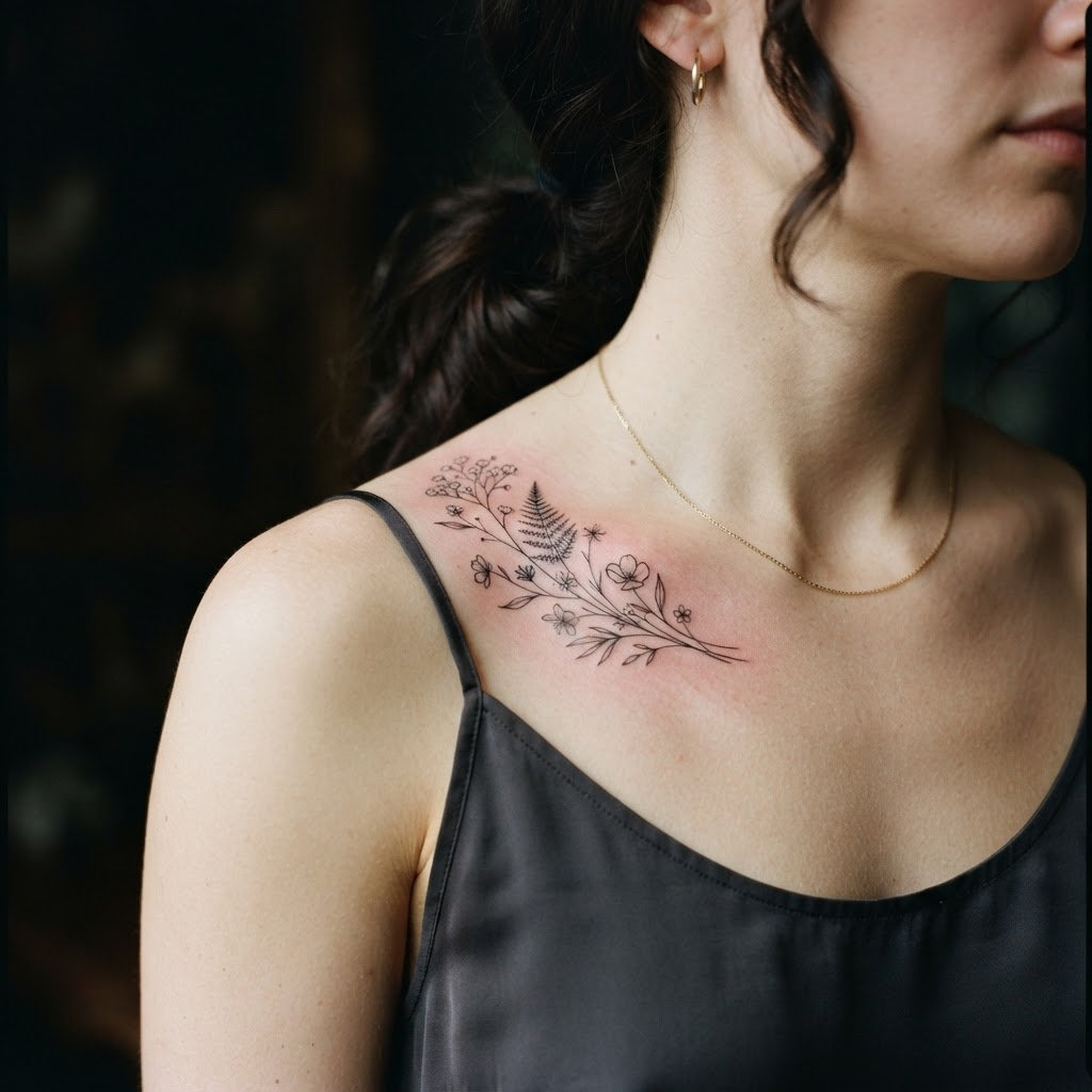 Fine Line tattoo