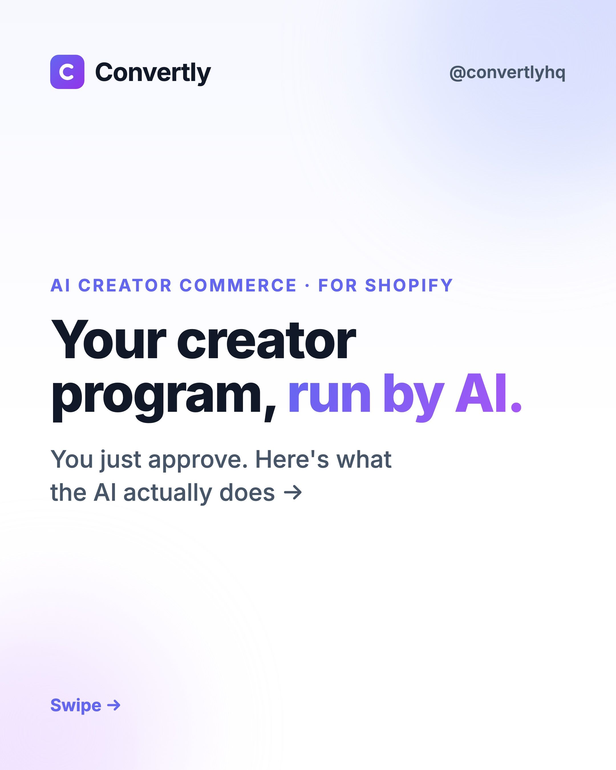 Search ConvertlyHq on shopify app store to install on your store.