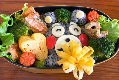 Cartoon Figuren Bento Box Zubereitung