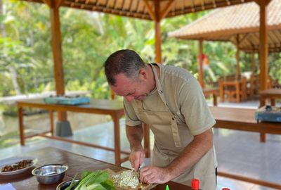 Balinese Cooking Class in Organic Farm with Traditional Market Tour