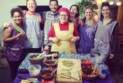 Make Burritos from Scratch in an Authentic Mexican Home + Market Tour Included