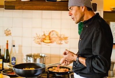 Kochen und Trinken in toskanischem Bauernhaus