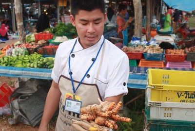 Lunch Cooking Program with Market Tour with Thai Master Chef at Sukho Cuisine Koh Lanta