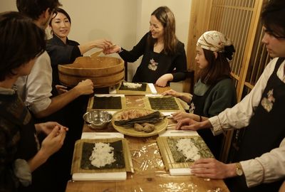 Hands-on Japanese Cooking Class for Beginners in a Restaurant by a Chef