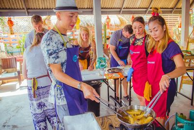 Traditional Thai Cooking Class at Home Cooking Studio