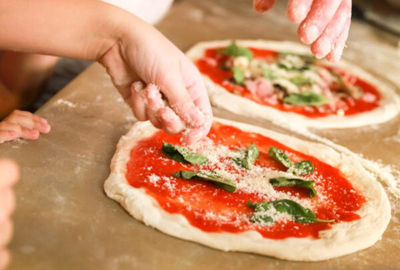 Neapolitan Pizza Making in Family Garden in Sorrento