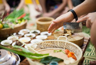 Silom Thai Cooking School in Bangkok with Market or Herb Garden Tour