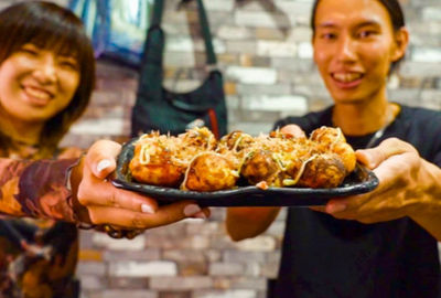 Yakisoba, Karaage and Takoyaki Culinary Class in Osaka