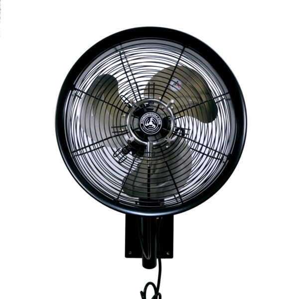 14" Wall Mounted Cabana Series Misting Fan - Black