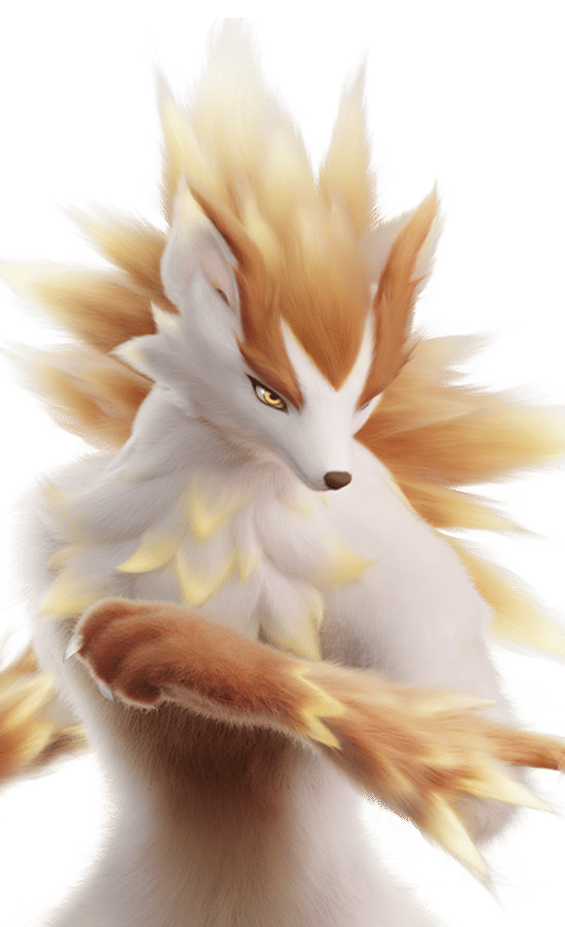 Blazen in its Mountain Woods Form, No. 049 in the Aniimo Dex