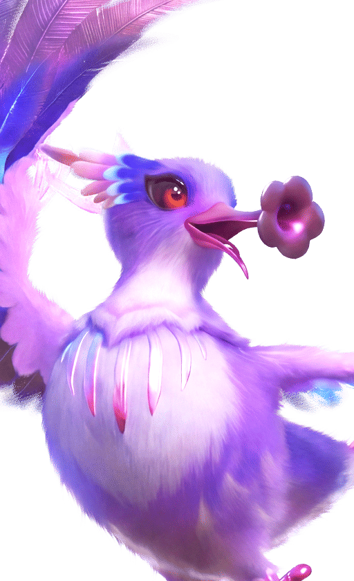 Cornet in its Umbrabow Form, No. 009 in the Aniimo Dex