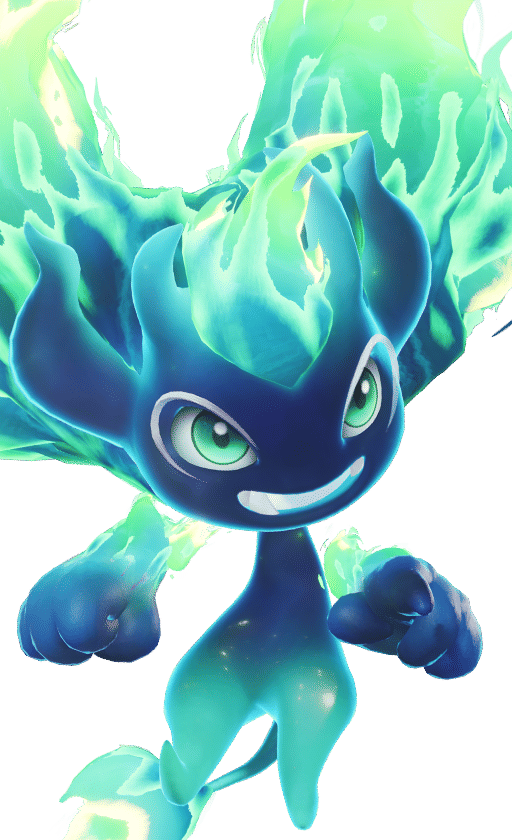 Flamerion in its Forest Form, No. 028 in the Aniimo Dex