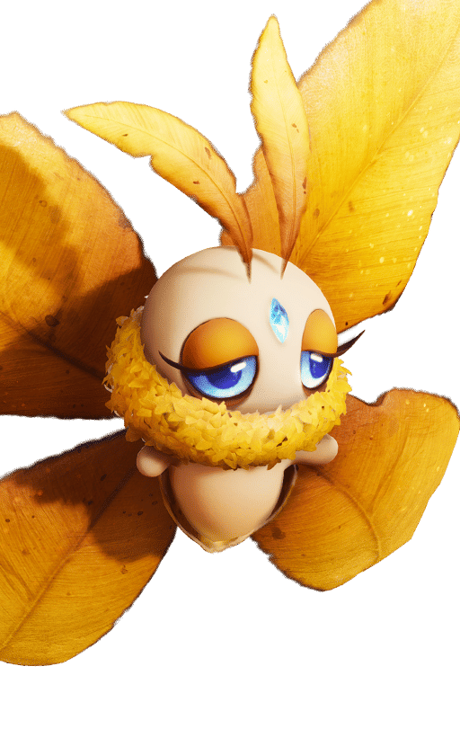 Flutternym in its Mountain Woods Form, No. 029 in the Aniimo Dex