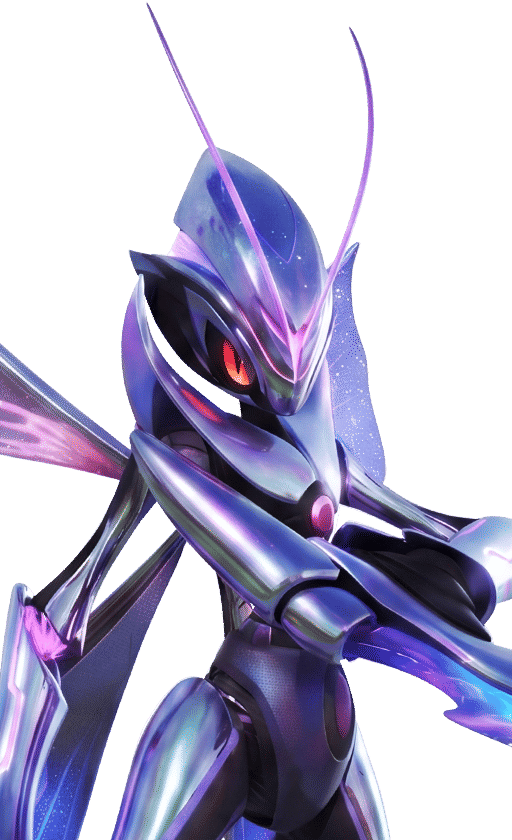 Ignitis in its Umbrabow Form, No. 043 in the Aniimo Dex