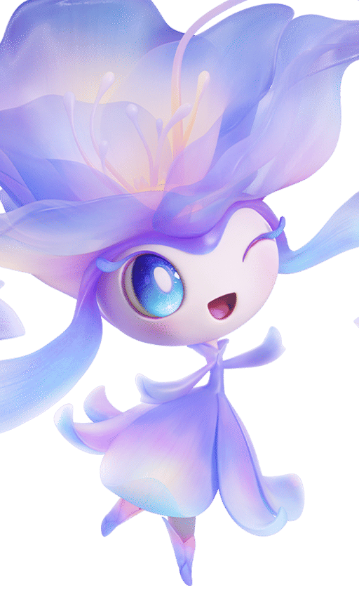Iris in its Prismana Form, No. 011 in the Aniimo Dex