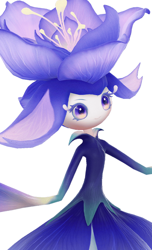 Irisal in its Forest Form, No. 012 in the Aniimo Dex