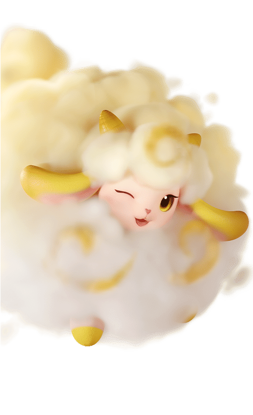 Nimbi in its Cloudmist Form, No. 018 in the Aniimo Dex