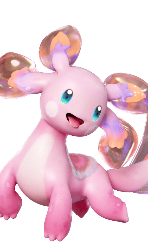 Pranky in its Sea of Flowers Form, No. 015 in the Aniimo Dex