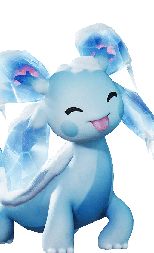 Pranky in its Snowfield Form, No. 015 in the Aniimo Dex