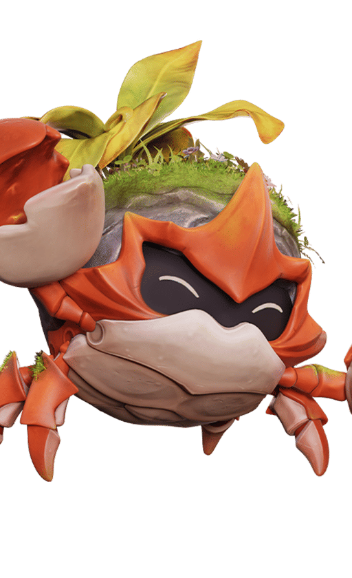 Shrubclaw in its Bay Form, No. 025 in the Aniimo Dex