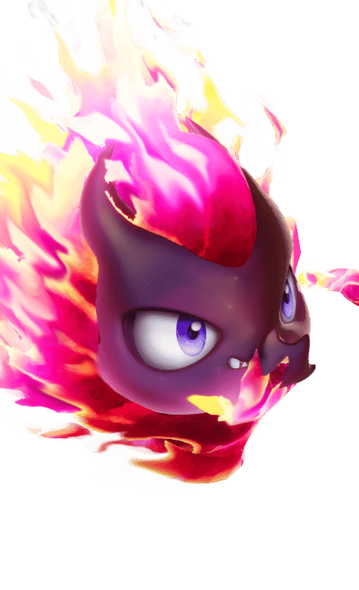 Sparki in its Sea of Flowers Form, No. 027 in the Aniimo Dex