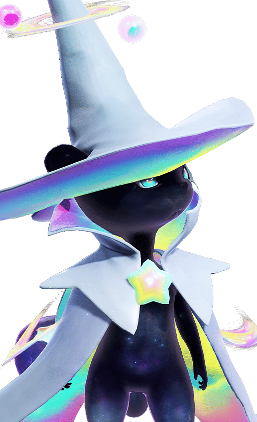 Stellarys in its Prismana Form, No. 006 in the Aniimo Dex