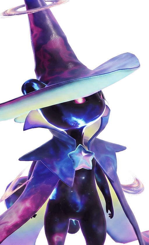 Stellarys in its Umbrabow Form, No. 006 in the Aniimo Dex