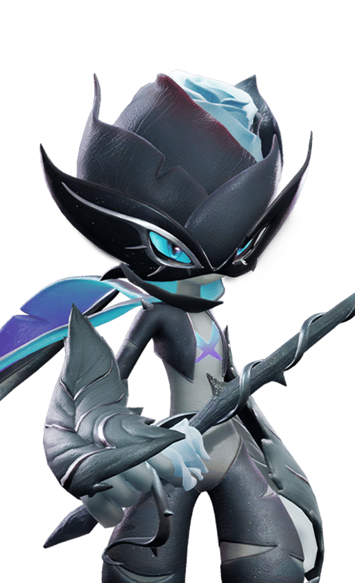 Thornblade in its Rainstorm Form, No. 035 in the Aniimo Dex
