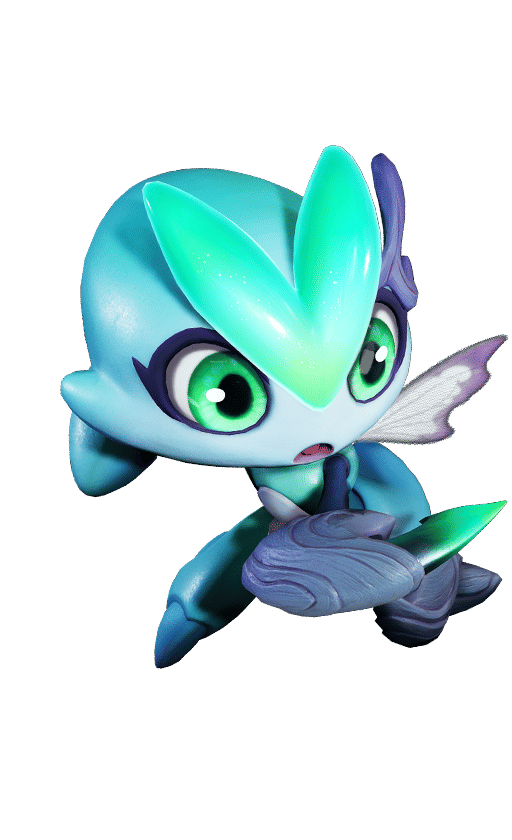 Wisptis in its Forest Form, No. 042 in the Aniimo Dex