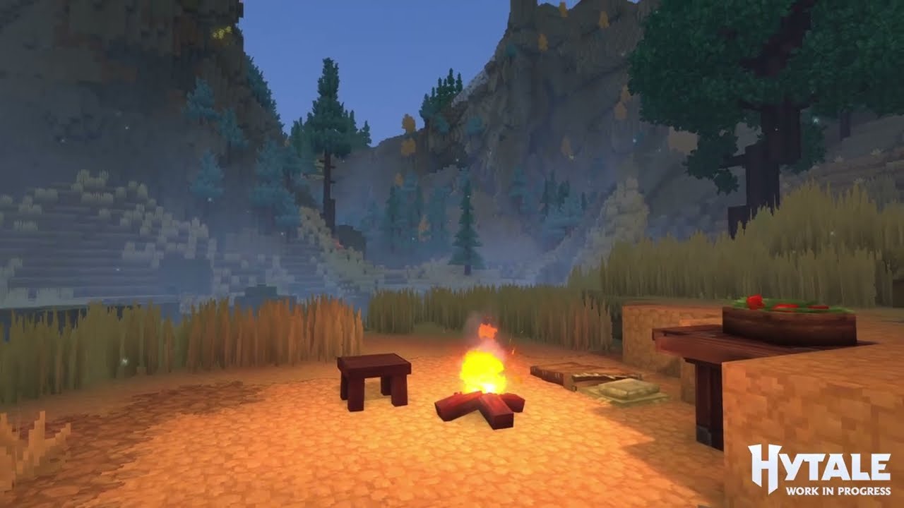 Hytale terrain erosion effect generated by WorldGen V2