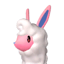 Melpaca, Palworld Paldeck No. 020 - a fluffy cream-coloured alpaca Pal