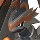 Aegidron, Palworld Paldeck No. 184 — a Dragon/Ground mount that blocks explosive damage