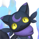 Wispaw, Palworld Paldeck No. 050 - a Dark phantom cat trailed by ghostly hands