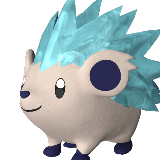 Jolthog Cryst, Palworld Paldeck No. 015B - the ice variant of Jolthog