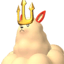 Kingpaca, Palworld Paldeck No. 021 - a giant regal Neutral alpaca Pal