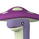 Shroomer Noct, Palworld Paldeck No. 118B — a Grass/Dark mushroom-dragon