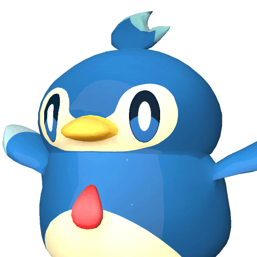Pengullet, Palworld Paldeck No. 017 - a small round flightless penguin Pal