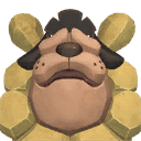 Bulldosu, Palworld Paldeck No. 156 — a Ground sumo Pal that shields the party from Electric damage