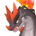 Moldron, Palworld Paldeck No. 105 — a Fire/Ground dragon
