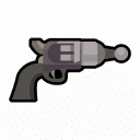 salvaged laser revolver