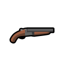 sawn-off shotgun
