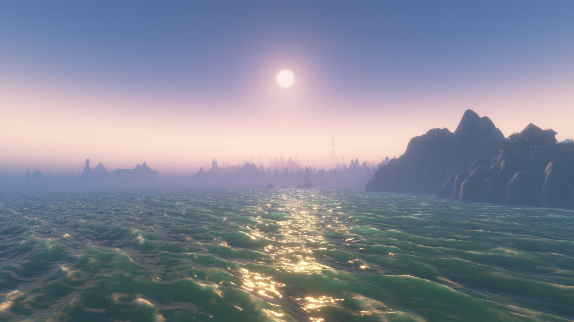 World of Warcraft: Forever screenshot 5 — the new water rendering