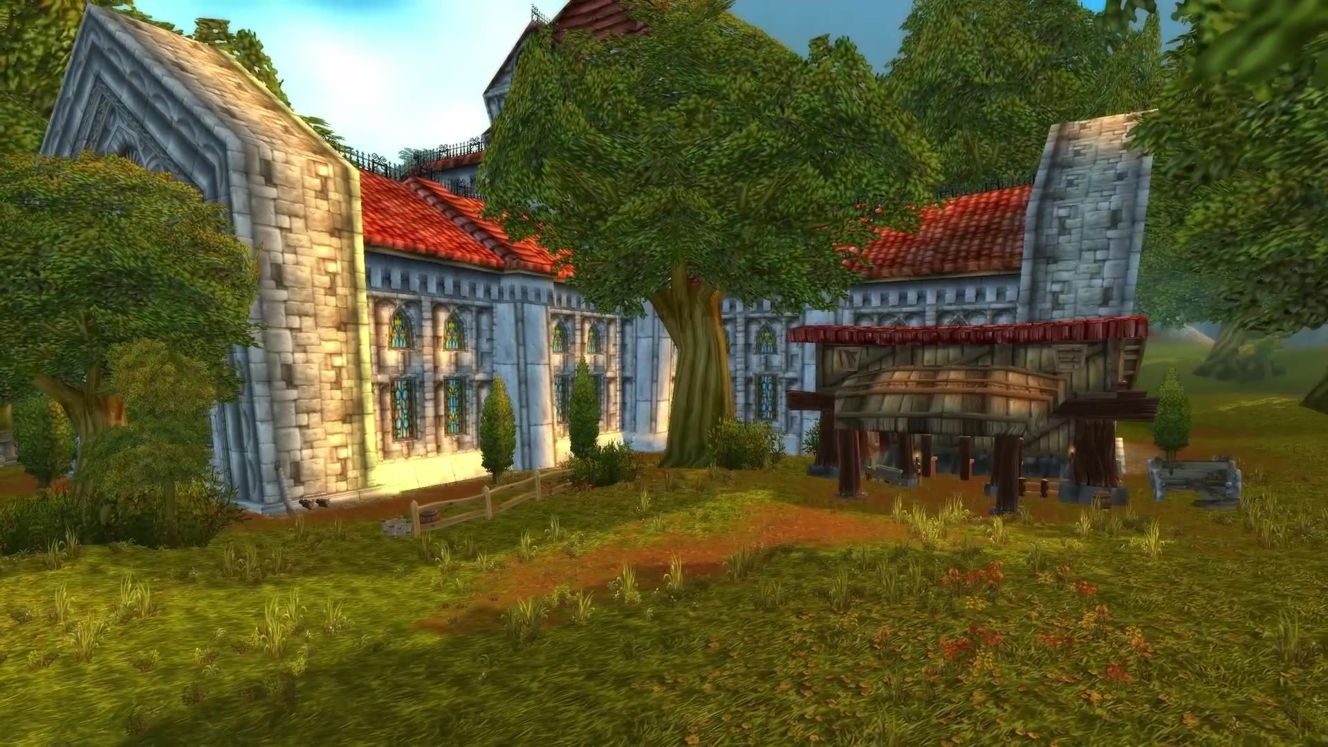 Elwynn Forest with the old flat ambient lighting