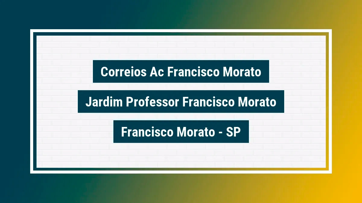 Imagem ilustrativa unidade de agência dos correios ac francisco morato jardim professor francisco morato francisco morato sp